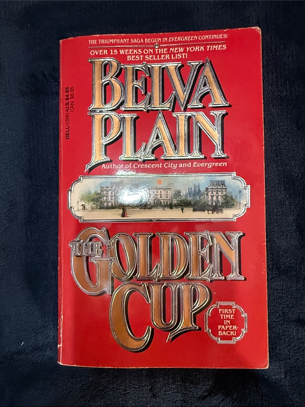 Belva Plain - The Golden Cup (Red Paperback)
